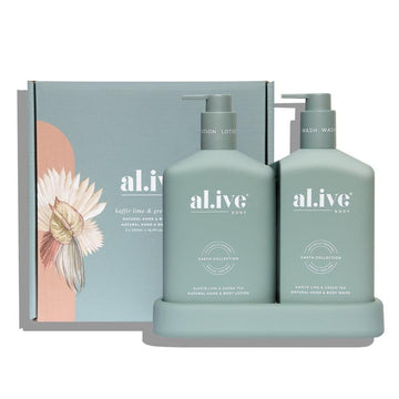 Al.ive body - Hand & Body Duo - Kaffir Lime & Green Tea