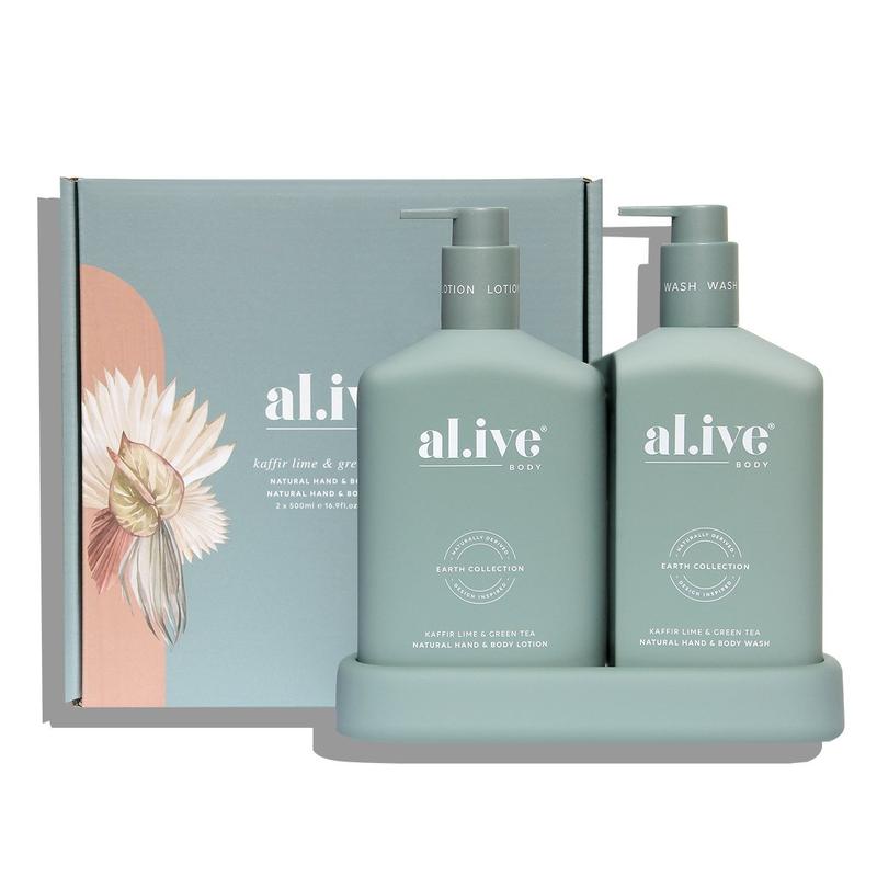 Al.ive body - Hand & Body Duo - Kaffir Lime & Green Tea